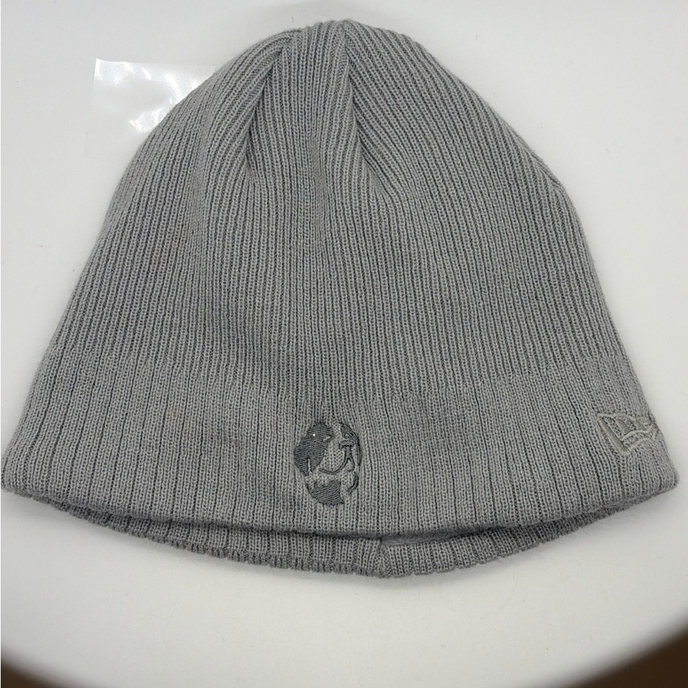 New Era Gray Knit Fleece Lined Mens Beanie